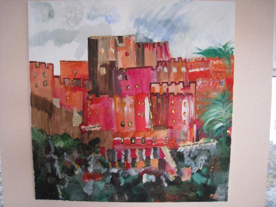 Oasis marocaine  ( 100 x 100 )